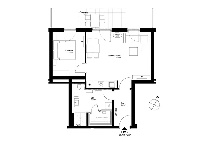 Roberta - Mit Terrasse Und Sauna شقة Diemelsee